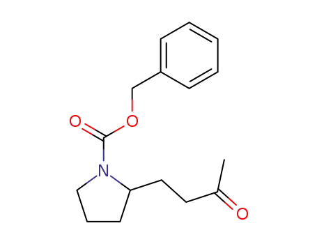2-(3-Oxo-butyl)-pyrrolidine-1-carboxylic acid benzyl ester