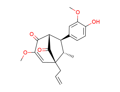 (6-endo,7-exo)-(±)-7-(4-Hydroxy-3-methoxyphenyl)-3-methoxy-6-methyl-5-(2-propenyl)bicyclo[3.2.1]oct-3-ene-2,8-dione