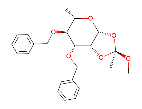 (2S,3aR,5S,6S,7R,7aR)-6,7-Bis-benzyloxy-2-methoxy-2,5-dimethyl-tetrahydro-[1,3]dioxolo[4,5-b]pyran