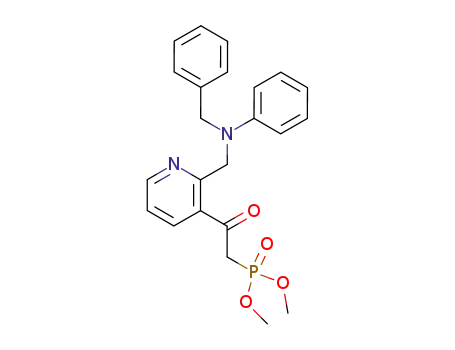(2-{2-[(benzyl-phenyl-amino)-methyl]-pyridin-3-yl}-2-oxo-ethyl)-phosphonic acid dimethyl ester