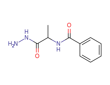 Molecular Structure of 15366-27-5 (Benzoyl-L-alanin-hydrazid)