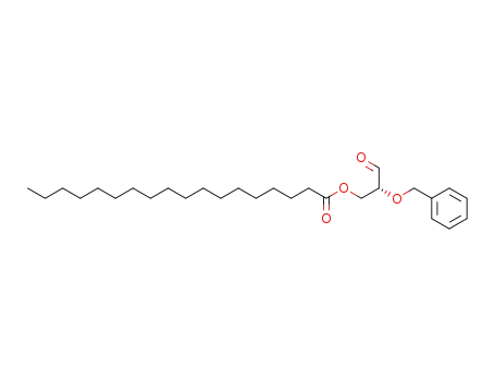 Molecular Structure of 171505-41-2 (Octadecanoic acid (R)-2-benzyloxy-3-oxo-propyl ester)
