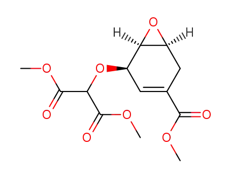 methyl (1α,6α)-2β-<bis(methoxycarbonyl)methoxy>-7-oxabicyclo<4.1.0>hept-3-ene-4-carboxylate