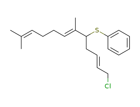 [(E)-1-((E)-4-Chloro-but-2-enyl)-2,7-dimethyl-octa-2,6-dienylsulfanyl]-benzene