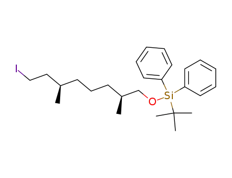 tert-Butyl-((2S,6R)-8-iodo-2,6-dimethyl-octyloxy)-diphenyl-silane
