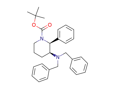(2S,3S)-3-Dibenzylamino-2-phenyl-piperidine-1-carboxylic acid tert-butyl ester