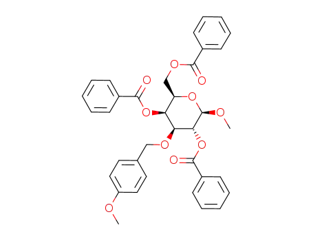 methyl 2,4,6-tri-O-benzoyl-3-O-p-methoxybenzyl-β-D-galactopyranoside