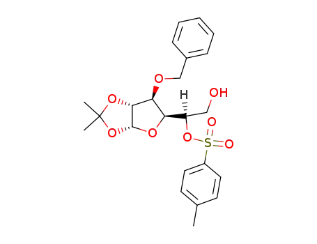 Molecular Structure of 152310-22-0 (3-O-benzyl-1,2-O-isopropylidene-5-O-p-toluenesulfonyl-α-D-glucofuranose)