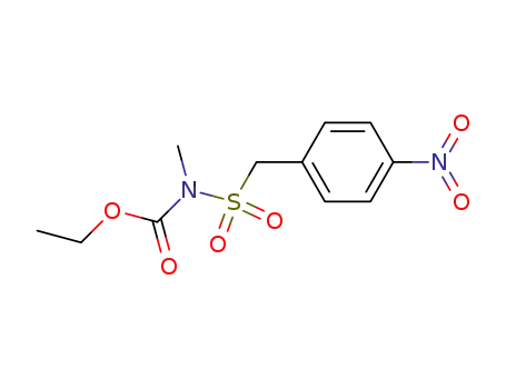 Molecular Structure of 197580-86-2 (ethyl {4-nitrobenzyl}sulfonyl(methyl)carbamate)