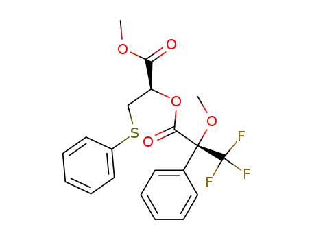 (R)-3,3,3-Trifluoro-2-methoxy-2-phenyl-propionic acid (R)-1-methoxycarbonyl-2-phenylsulfanyl-ethyl ester