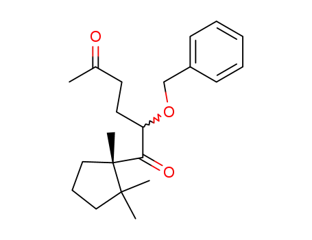 2-benzyloxy-1-<(1S)-1,2,2-trimethylcyclopentyl>hexane-1,5-dione