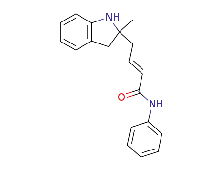 2,3-dihydro-2-methyl-2-(N-phenylbut-2-en-4-amide)-1H-indole