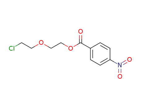 Molecular Structure of 164119-50-0 (4-Nitro-benzoic acid 2-(2-chloro-ethoxy)-ethyl ester)