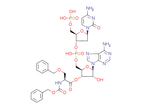 5'-phospho-2'-deoxycytidylyl(3'-5')-3'-O-<N-(carbobenzyloxy)-O-benzylserinyl>adenosine