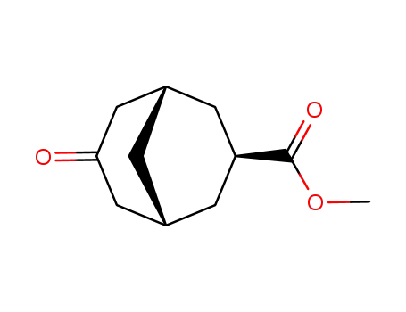 Molecular Structure of 87801-65-8 (Bicyclo[3.3.1]nonane-3-carboxylic acid, 7-oxo-, methyl ester, exo-)
