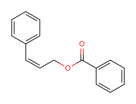 Molecular Structure of 117204-78-1 (Benzoic acid (Z)-3-phenyl-allyl ester)