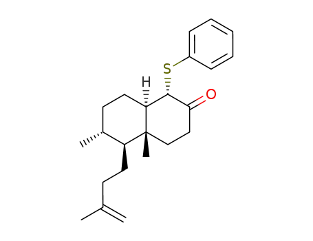 (3SR,4aRS,5RS,6SR,8aRS)-octahydro-4a,6-dimethyl-5-(3-methyl-3-butenyl)-1-(phenylthio)-2(1H)-naphthalenone