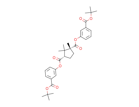 (1R,3S)-1,2,2-Trimethyl-cyclopentane-1,3-dicarboxylic acid bis-(3-tert-butoxycarbonyl-phenyl) ester