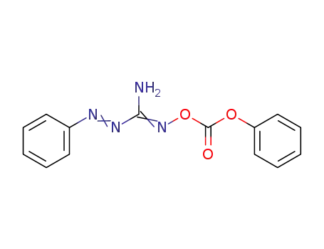 Molecular Structure of 203793-57-1 (O-(phenoxycarbonyl)-phenylazo-methanamidoxime)
