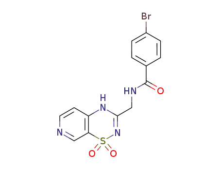 4-Bromo-N-(1,1-dioxo-1,4-dihydro-1λ<sup>6</sup>-pyrido[4,3-e][1,2,4]thiadiazin-3-ylmethyl)-benzamide