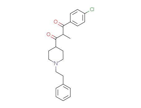 1,3-Propanedione,
1-(4-chlorophenyl)-2-methyl-3-[1-(2-phenylethyl)-4-piperidinyl]-