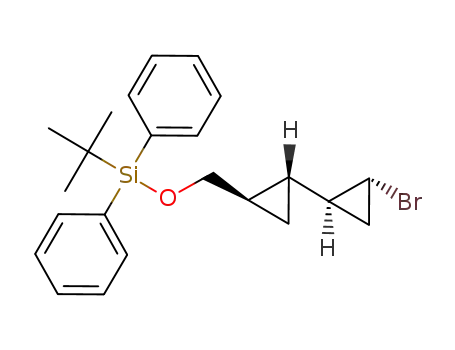 ((1R,2R,1'S,2'R)-2'-Bromo-bicyclopropyl-2-ylmethoxy)-tert-butyl-diphenyl-silane