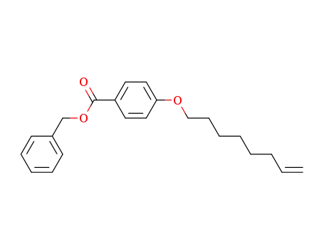 Benzoic acid, 4-(7-octenyloxy)-, phenylmethyl ester