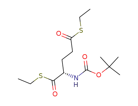 (S)-2-tert-Butoxycarbonylamino-pentane-bis-thioic acid di-S-ethyl ester