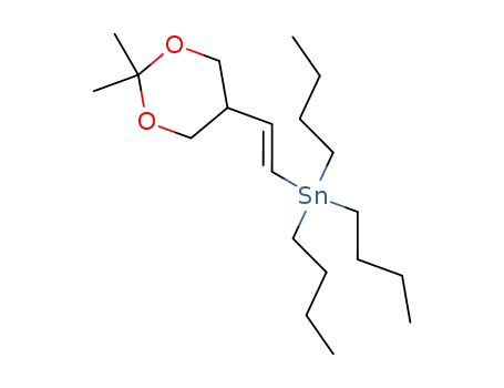 Tributyl-[(E)-2-(2,2-dimethyl-[1,3]dioxan-5-yl)-vinyl]-stannane