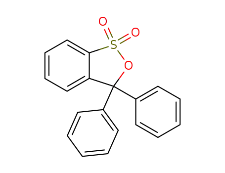 Molecular Structure of 15448-98-3 (3,3-diphenyl-3H-2,1-benzoxathiole 1,1-dioxide)
