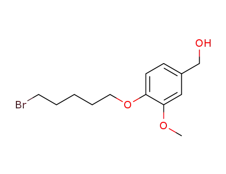 4-<(5-bromopentyl)oxy>-3-methoxybenzenemethanol