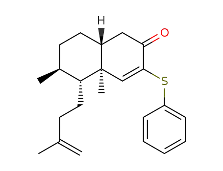(4aRS,5RS,6SR,8aRS)-4a,5,6,7,8,8a-hexahydro-4a,6-dimethyl-5-(3-methyl-3-butenyl)-3-(phenylthio)-2(1H)-naphthalenone
