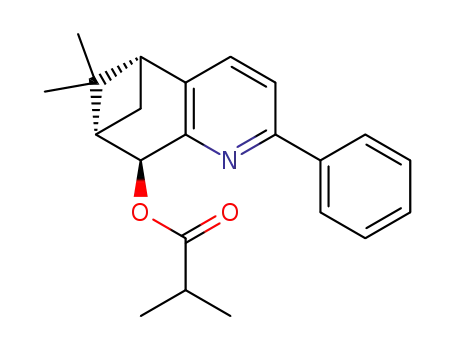 Isobutyric acid (1R,8S,9S)-10,10-dimethyl-5-phenyl-6-aza-tricyclo[7.1.1.0<sup>2,7</sup>]undeca-2<sup>(7)</sup>,3,5-trien-8-yl ester