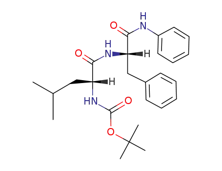 L-Phenylalaninamide,
N-[(1,1-dimethylethoxy)carbonyl]-D-leucyl-N-phenyl-