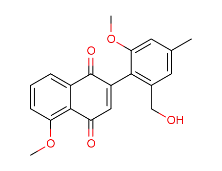 2-(2-Hydroxymethyl-6-methoxy-4-methyl-phenyl)-5-methoxy-[1,4]naphthoquinone
