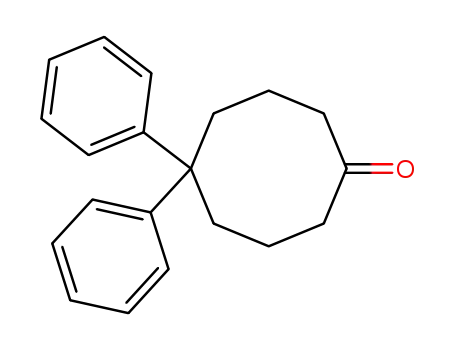 5,5-Diphenyl-cycloctanon-<sup>(1)</sup>, 1,1-Diphenyl-cycloctanon-<sup>(5)</sup>