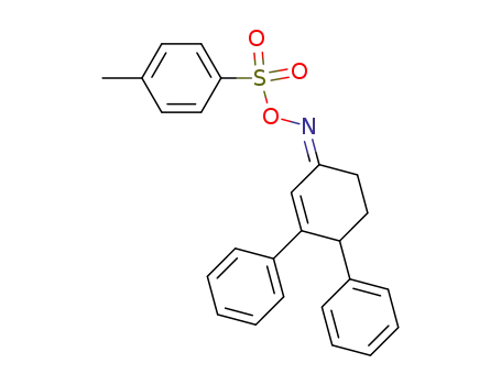 syn 3,4-diphenylcyclohex-2-enone oxime tosylate