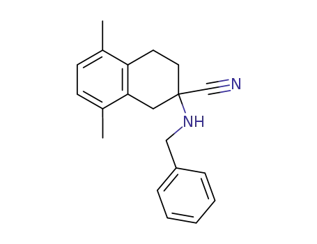 2-Benzylamino-5,8-dimethyl-1,2,3,4-tetrahydro-naphthalene-2-carbonitrile