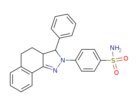 Benzenesulfonamide,4-(3,3a,4,5-tetrahydro-3-phenyl-2H-benz[g]indazol-2-yl)-
