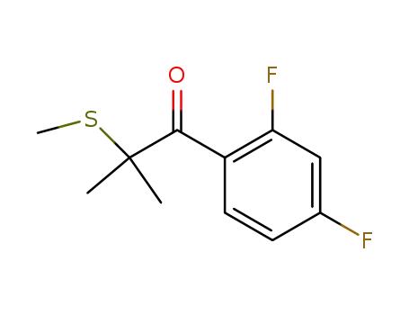 1-(2,4-Difluoro-phenyl)-2-methyl-2-methylsulfanyl-propan-1-one
