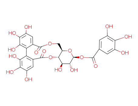 (3,4,5,11,12,21,22,23-Octahydroxy-8,18-dioxo-9,14,17-trioxatetracyclo[17.4.0.02,7.010,15]tricosa-1(23),2,4,6,19,21-hexaen-13-yl) 3,4,5-trihydroxybenzoate