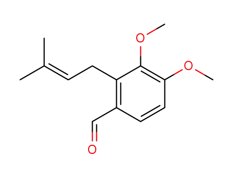 3,4-Dimethoxy-2-(3-methyl-but-2-enyl)-benzaldehyde