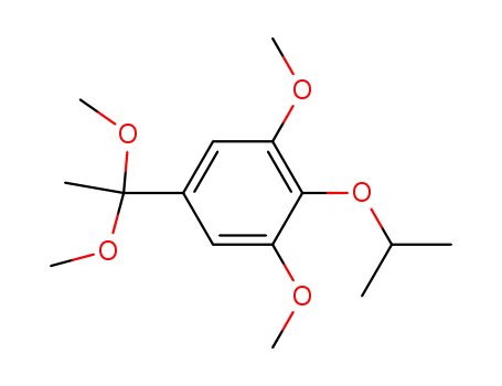 Benzene, 5-(1,1-dimethoxyethyl)-1,3-dimethoxy-2-(1-methylethoxy)-