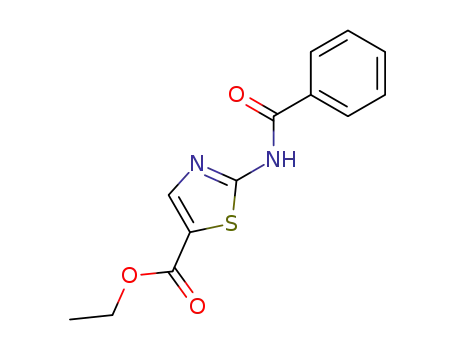 Molecular Structure of 196937-70-9 (2-Benzoylamino-thiazole-5-carboxylic acid ethyl ester)