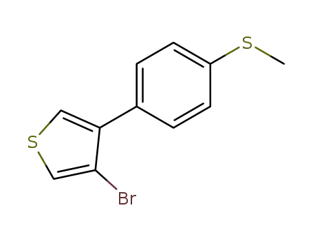 3-Bromo-4-(4-methylsulfanyl-phenyl)-thiophene