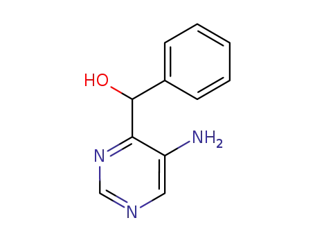 Molecular Structure of 225794-34-3 (5-amino-4-(α-hydroxybenzyl)pyrimidine)