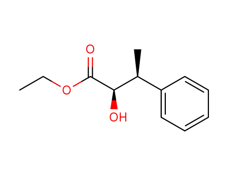 Molecular Structure of 36076-17-2 ((2S<sup>*</sup>,3R<sup>*</sup>)-2-hydroxy-3-phenylbutyric acid ethyl ester)