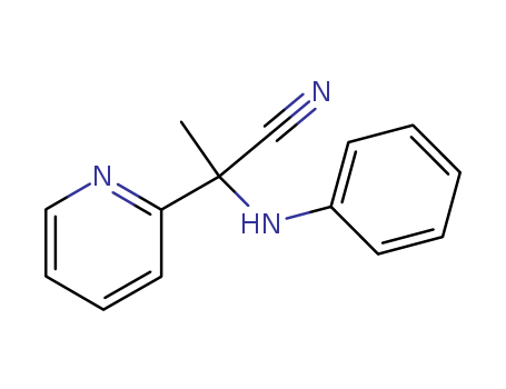 2-Pyridineacetonitrile, α-methyl-α-(phenylamino)-