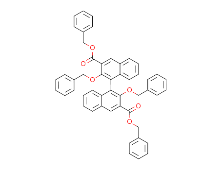 dibenzyl 2,2'-bis(benzyloxy)-1,1'-binaphthyl-3,3'-dicarboxylate
