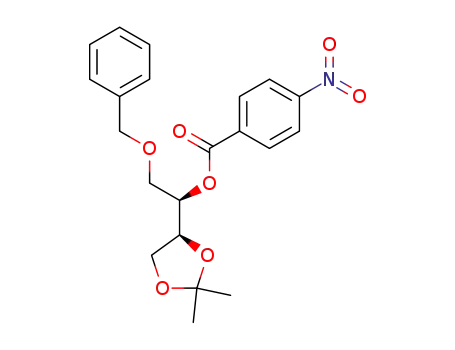 4-Nitro-benzoic acid (R)-2-benzyloxy-1-((S)-2,2-dimethyl-[1,3]dioxolan-4-yl)-ethyl ester